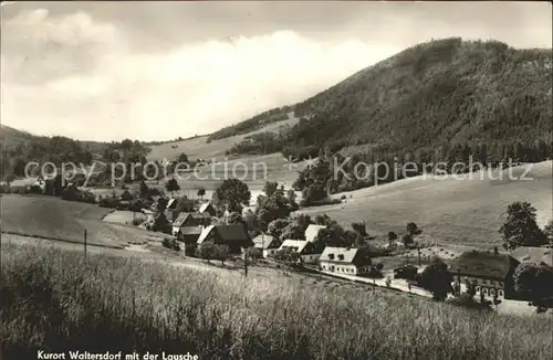 Waltersdorf Zittau mit der Lausche Kat. Grossschoenau Sachsen