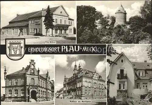 Plau See Filmbuehne Amtsberg Postamt Rathaus Marktplatz JH / Plau See /Parchim LKR