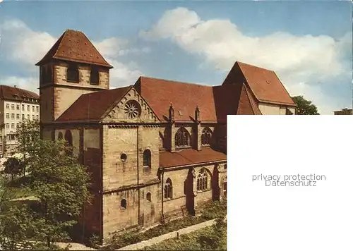 Pforzheim Schlosskirche Kat. Pforzheim