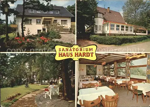 Holzem Eifel Sanatorium Haus Hardt Teilansichten Kat. Bad Muenstereifel