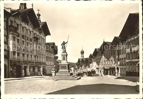 Bad Toelz Rathaus und Marktstrasse Kat. Bad Toelz