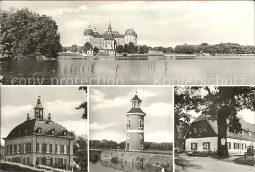 Moritzburg Sachsen Schloss Fasanenschloesschen Leuchtturm HOG Waldschaenke Kat. Moritzburg Dresden