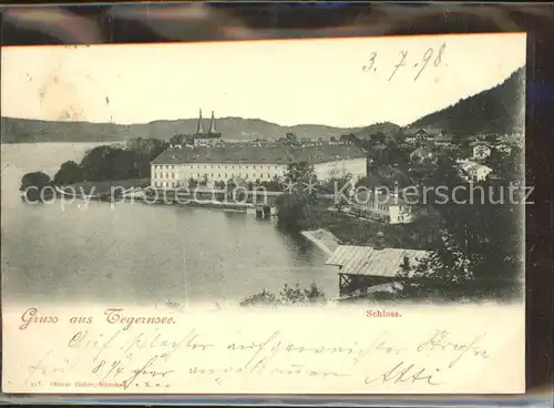 Tegernsee Schloss Kat. Tegernsee