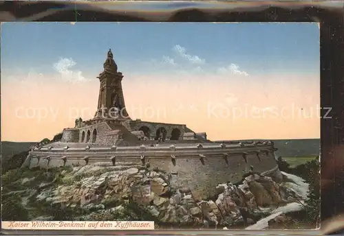 Kyffhaeuser Kaiser Wilhelm Denkmal Kat. Bad Frankenhausen