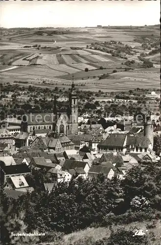 Tauberbischofsheim Teilansicht Kat. Tauberbischofsheim