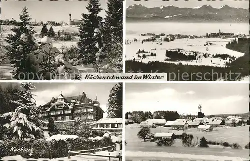 Hoechenschwand Winterpanorama Kurhaus Kat. Hoechenschwand