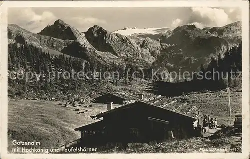 Koenigsee Berchtesgaden Gotzenalm Hochkoenig Kat. Berchtesgaden