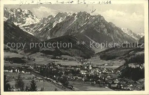 Trofaiach Gesamtansicht mit Alpenpanorama Kat. Trofaiach