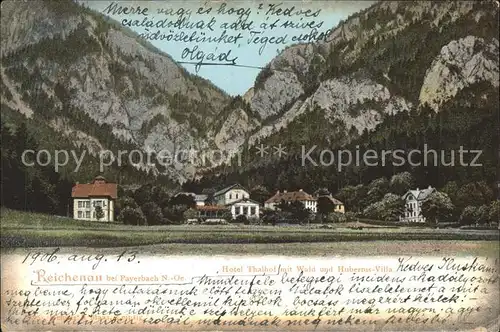 Reichenau Kaernten Hotel Thalhof mit Wald und Hubertus Villa Kat. Reichenau