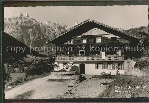 Werfenweng Gasthof Hochhaeusl Kat. Werfenweng