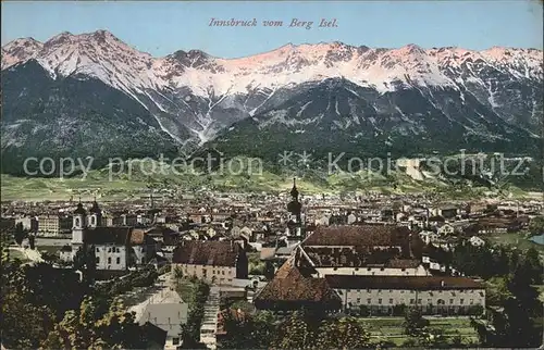 Innsbruck Panorama vom Berg Isel Kat. Innsbruck