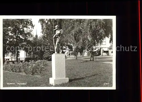 Klippan Moellesaeck Denkmal Skulptur Kat. Klippan