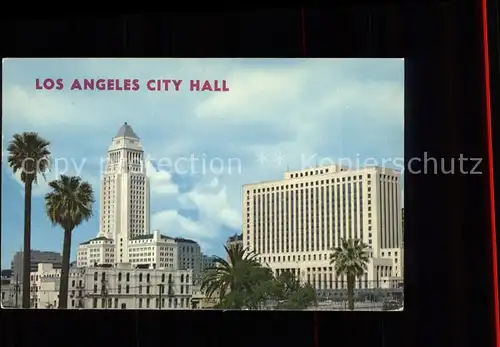 Los Angeles California City Hall and Civic Center Kat. Los Angeles
