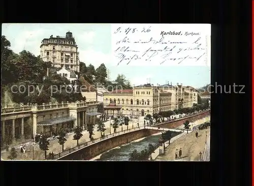 Karlsbad Eger Boehmen Kurhaus Kat. Karlovy Vary