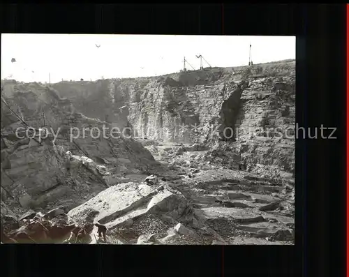 Strzelin Kamieniolomy granitu Granit Steinbrueche Kat. Strehlen Niederschlesien