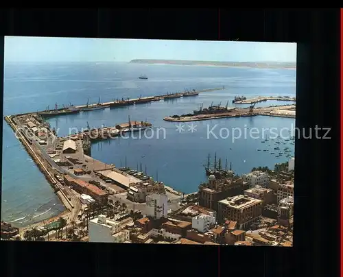 Alicante Vista parcial del Puerto Hafen Kat. Alicante