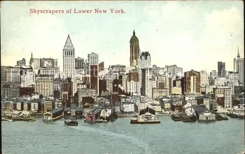 New York City Skyscrapers of Lower / New York /