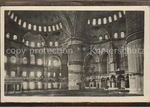 Istanbul Constantinopel Sultan Ahmet Moschee / Istanbul /