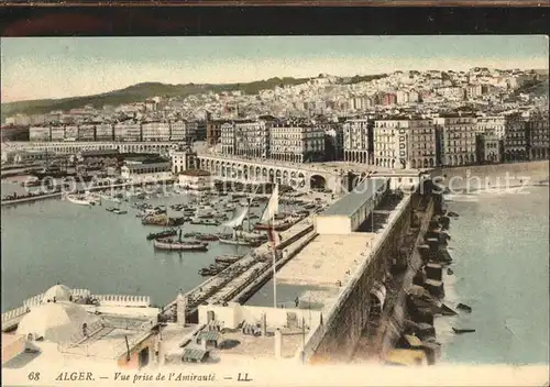 Algiers Vue prise de l`Amiraute Kat. Algiers