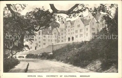 Berkeley California Bowles Hall University of California Kat. Berkeley