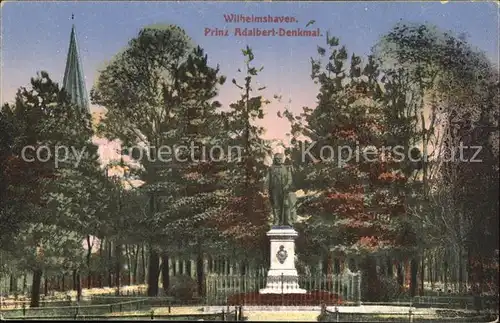 kk90185 Wilhelmshaven Prinz Adalbert Denkmal Nordseebad Kategorie. Wilhelmshaven Alte Ansichtskarten