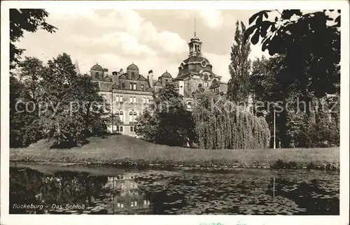 Bueckeburg Partie am Teich Schloss Kat. Bueckeburg