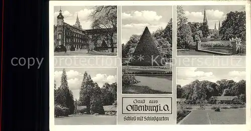 Oldenburg Niedersachsen Schloss mit Schlossgarten / Oldenburg (Oldenburg) /Oldenburg  Stadtkreis