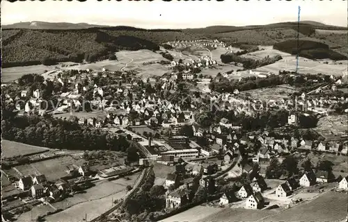 Hilchenbach Siegerland Fliegeraufnahme Luftkurort Kat. Hilchenbach