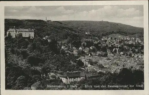 Blankenburg Harz Teufelsmauer Stadt / Blankenburg /Harz LKR