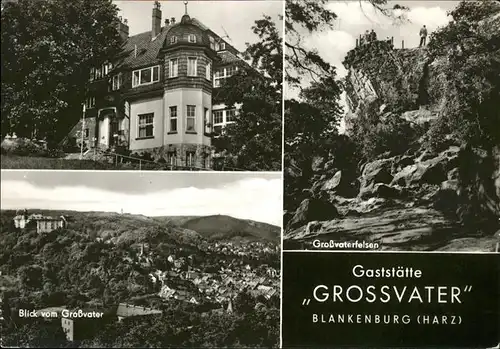 Blankenburg Harz Grossvaterfelsen  / Blankenburg /Harz LKR