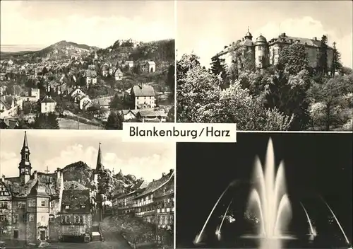 Blankenburg Harz Springbrunnen / Blankenburg /Harz LKR