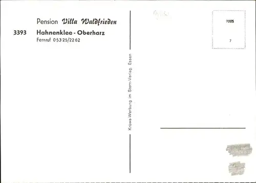 Hahnenklee Pension Villa Waldfrieden