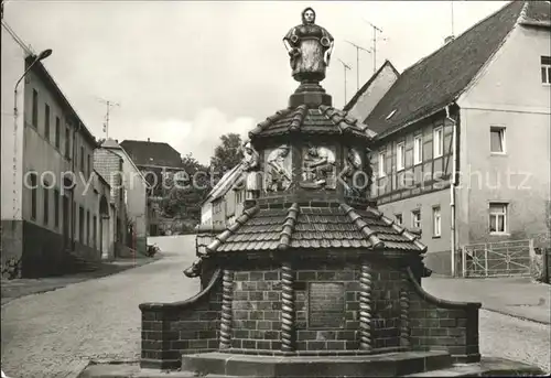 Kohren Sahlis Toepferbrunnen Marktplatz Kat. Kohren Sahlis