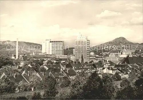 Jena mit Jenzig und Hausberg Kat. Jena