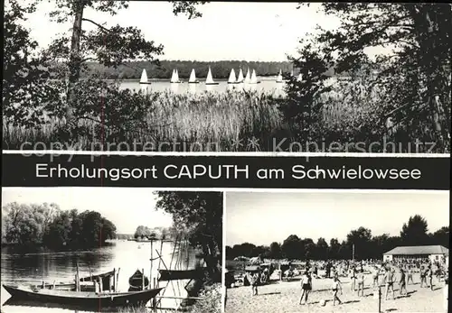 caputh Segelregatta Schwielowsee Strand Kat. Schwielowsee