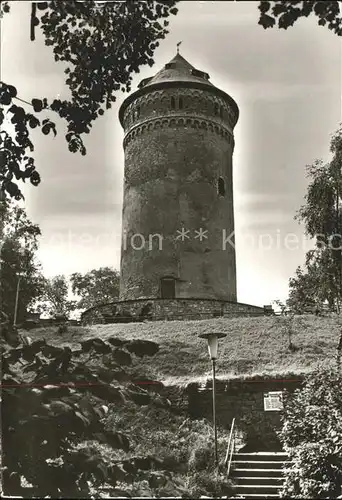 Gera Turm der Schlossruine Osterstein Kat. Gera