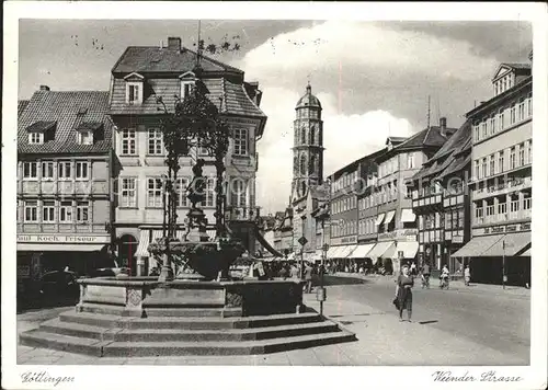 Goettingen Niedersachsen Weender Str Gaenselieselbrunnen Jacobikirche / Goettingen /Goettingen LKR