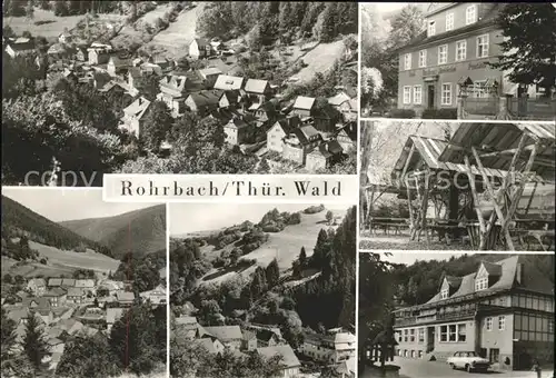 Rohrbach Rudolstadt Orts und Teilansichten Kat. Rohrbach Rudolstadt