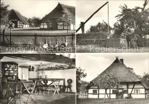 Klockenhagen Denkmalhof Teilansichten Kat. Ribnitz Damgarten