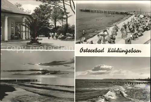 Kuehlungsborn Ostseebad Strand Ostseepanorama Kat. Kuehlungsborn