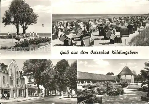 Kuehlungsborn Ostseebad Strand Promenade Dorfpartie Kat. Kuehlungsborn