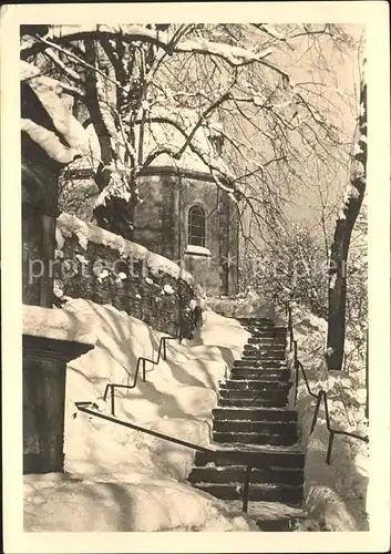 Saalburg Saale Schloss Treppenaufgang Kat. Saalburg Ebersdorf