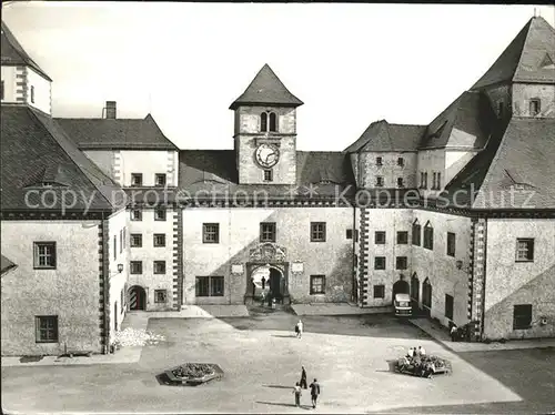 Augustusburg Schloss Augustusburg Innenhof des Schlosses Kat. Augustusburg