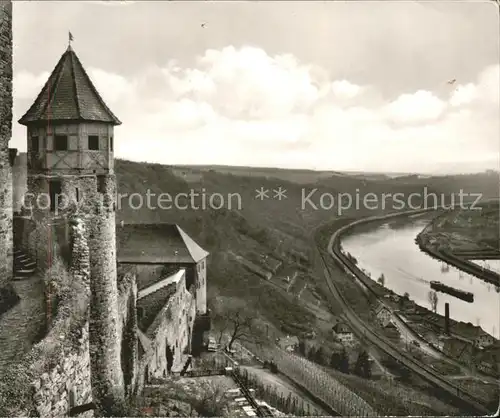 Neckarzimmern Burg Hornberg Goetz von Berlichingen Kat. Neckarzimmern