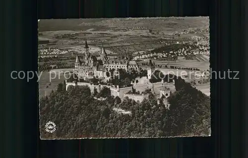 Hechingen Fliegeraufnahme Burg Hohenzollern Kat. Hechingen