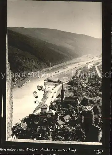 Hirschhorn Neckar Blick von der Burg Kat. Hirschhorn (Neckar)