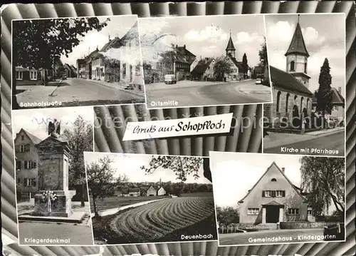 Schopfloch Freudenstadt Bahnhofstrasse Deuenbach Gemeindehaus Kindergarten / Schopfloch /Freudenstadt LKR