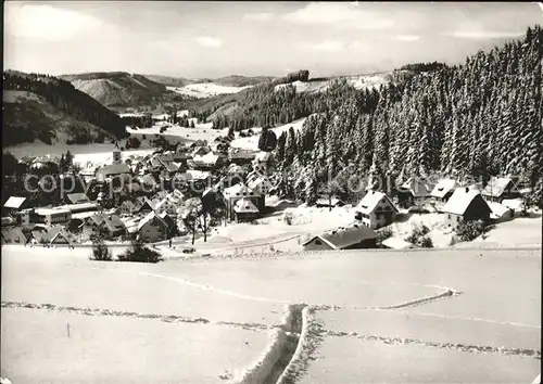 Lenzkirch Winter Panorama Kat. Lenzkirch