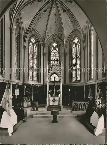 Hechingen Kapelle mit Saergen Friedrich I und Friedrich dem Grossen Kat. Hechingen