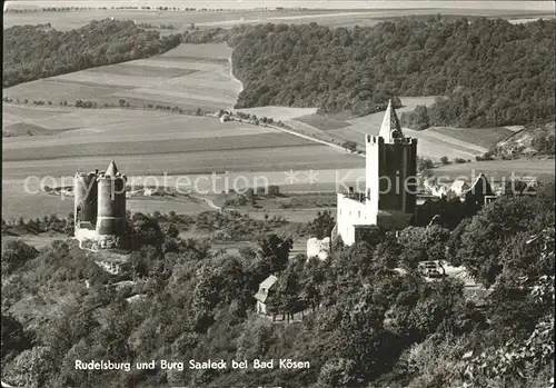 Bad Koesen Rudelsburg und Burg Saaleck Kat. Bad Koesen